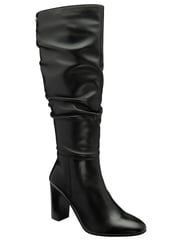 Ravel Black Leather Knee-High Boots - Image 1 of 4