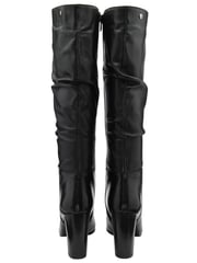 Ravel Black Leather Knee-High Boots - Image 3 of 4