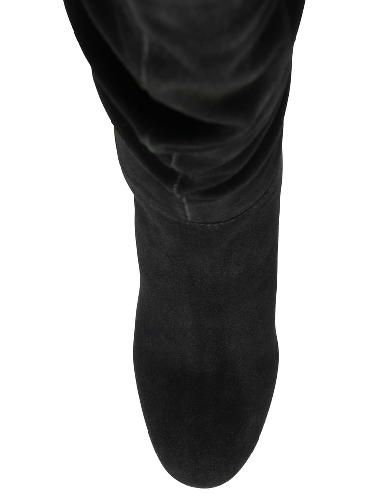 Ravel Black Suede Knee High Boots - Image 4 of 4 Ravel Black Suede Knee High Boots - Image 4 of 4