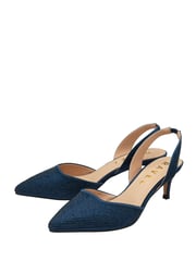 Ravel Blue Diamante Sling Back Shoes - Image 2 of 4