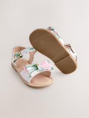 Floral Standard Fit (F) Bow Occasion Sandals - Image 3 of 5