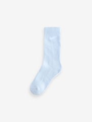 Nike Beyond Blue Little Kids Performance Crew Socks 6 Pack - Image 6 of 7