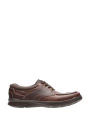 Clarks Brown Standard Fit (G) Cotrell Edge Moccasin Shoes - Image 1 of 7