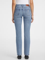 GUESS JEANS Blue Mid Rise Straight Leg Jeans - Image 3 of 9