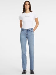 GUESS JEANS Blue Mid Rise Straight Leg Jeans - Image 4 of 9
