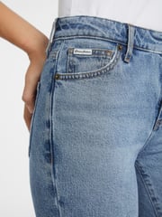 GUESS JEANS Blue Mid Rise Straight Leg Jeans - Image 5 of 9