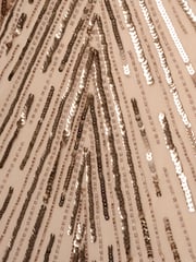 Adrianna Papell Natural Beaded Long Dress - Image 7 of 7