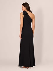Adrianna Papell Stretch Crepe Long Dress - Image 2 of 7
