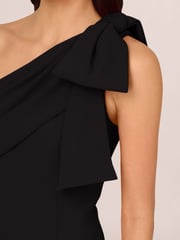 Adrianna Papell Stretch Crepe Long Dress - Image 5 of 7