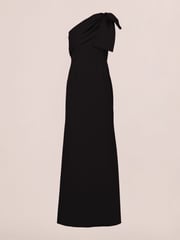 Adrianna Papell Stretch Crepe Long Dress - Image 6 of 7