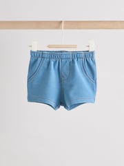 Blue Baby Jersey Denim Shorts 2 Pack - Image 3 of 8