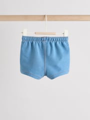Blue Baby Jersey Denim Shorts 2 Pack - Image 4 of 8