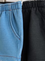 Blue Baby Jersey Denim Shorts 2 Pack - Image 6 of 8