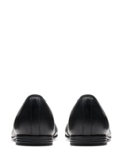 Clarks Black Standard Fit (F) Finja Bloom Ballerina Shoes - Image 2 of 7