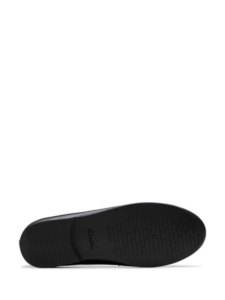 Clarks Black Standard Fit (F) Finja Bloom Ballerina Shoes - Image 7 of 7