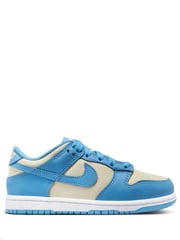 Blau/Steinfarben - Nike Junior Dunk Low Shoes - Bild 1 von 10