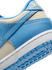 Blau/Steinfarben - Nike Junior Dunk Low Shoes - Bild 8 von 10