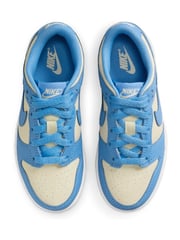 Blau/Steinfarben - Nike Junior Dunk Low Shoes - Bild 9 von 10