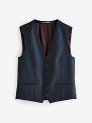 Navy Signature Cerutti Italian Fabric Suit Waistcoat - Image 5 of 7