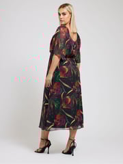Yours Curve Black London Butterfly Maxi Dress - Image 3 of 5