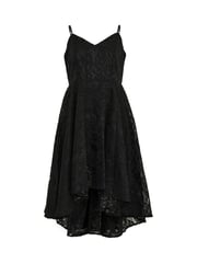 Yours Curve Black Lace High Low Prom Dress - Image 6 of 6