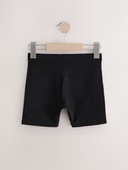 Black Rich Stretch Cycle Shorts 7 Pack (3-16yrs) - Image 3 of 11