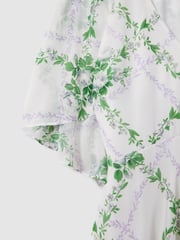 Florere Sheer Sleeve Cape Detail Maxi Dress - Image 5 of 6