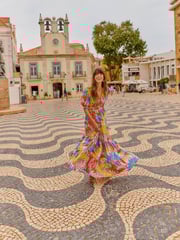 Boden Yellow Bella Puff Sleeve Maxi Dress - Image 1 of 5