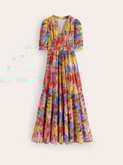 Boden Yellow Bella Puff Sleeve Maxi Dress - Image 5 of 5