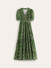 Boden Green Bella Puff Sleeve Maxi Dress - Image 6 of 6