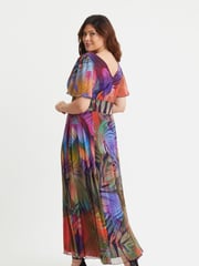 Scarlett & Jo Multi Isabelle Angel Sleeve Maxi Dress - Image 3 of 4