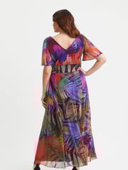 Scarlett & Jo Multi Isabelle Angel Sleeve Maxi Dress - Image 4 of 4