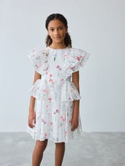 Baker by Ted Baker Floral Burnout Frill Tier Dress - Image 1 of 12