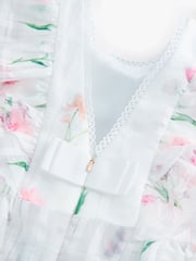 Baker by Ted Baker Floral Burnout Frill Tier Dress - Image 12 of 12