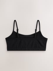 Black Strappy Crop Tops 3 Pack (5-16yrs) - Image 3 of 7