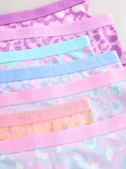 Lilac/Teal Hipster Briefs 7 Pack (2-16yrs) - Image 11 of 11