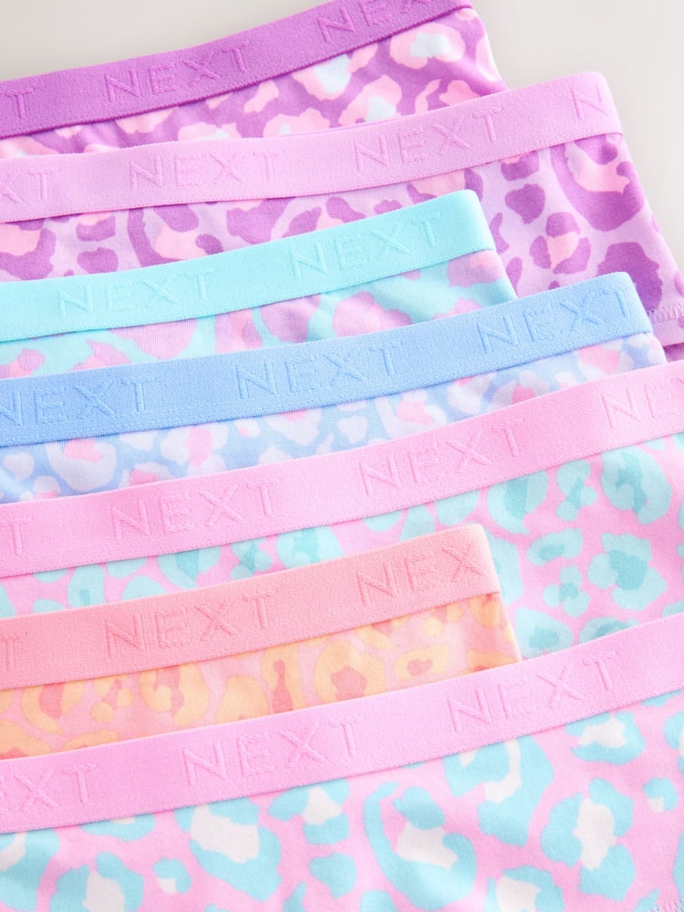 Lilac/Teal Hipster Briefs 7 Pack (2-16yrs) - Image 11 of 11