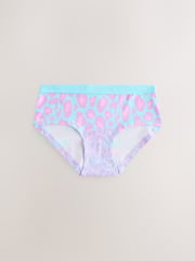 Lilac/Teal Hipster Briefs 7 Pack (2-16yrs) - Image 7 of 11