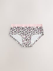 Pink/Cream Hipsters Briefs 7 Pack (2-16yrs) - Image 2 of 11