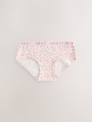 Pink/Cream Hipsters Briefs 7 Pack (2-16yrs) - Image 6 of 11