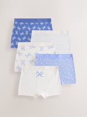 Blue Short Briefs 5 Pack (2-16yrs) - Image 1 of 9