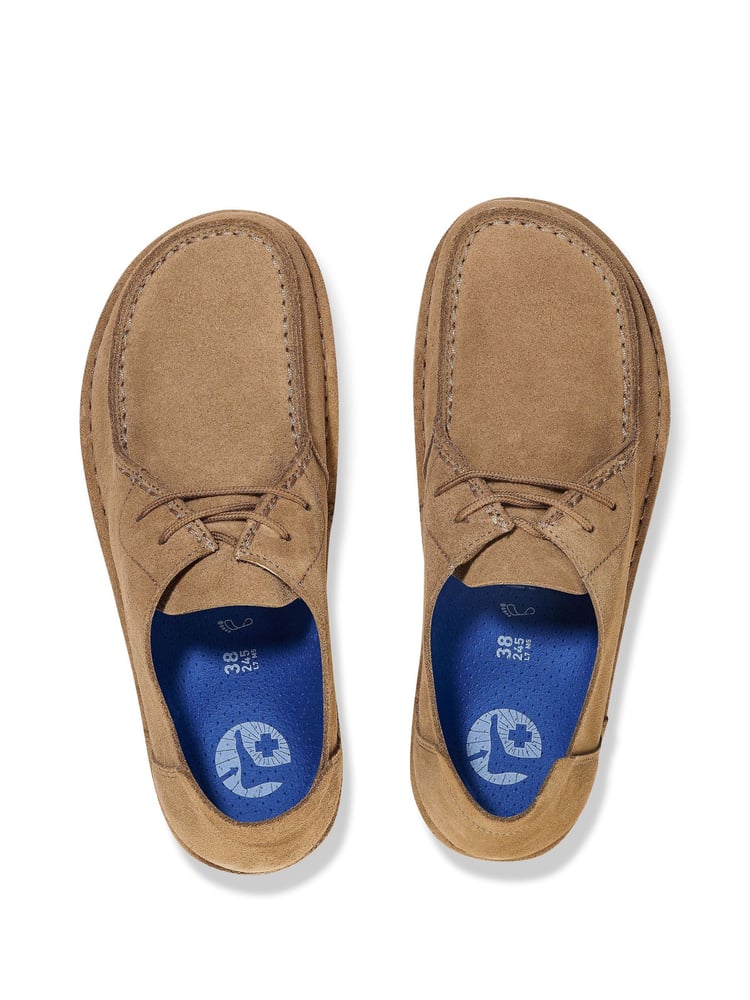 Birkenstock Taupe Utti Leather Shoes - Image 4 of 4