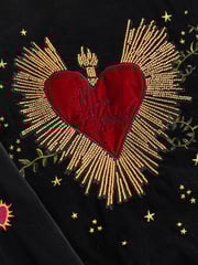 Schwarz - Rockett St George – Bomberjacke aus Samt mit Stickerei - Bild 7 von 8
