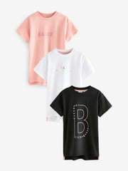 Baker By Ted Baker Oversized Graphic Print T-Shirts 3 Pack - Image 1 of 8