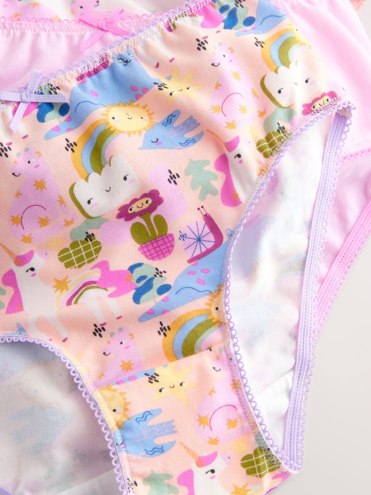 Purple/White Briefs 7 Pack (1.5-14yrs) - Image 11 of 11
