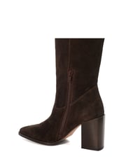Dune London Brown Tavern Knee High Western Boots - Image 4 of 6
