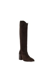 Dune London Brown Tavern Knee High Western Boots - Image 5 of 6