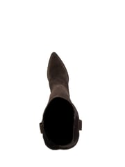 Dune London Brown Tavern Knee High Western Boots - Image 6 of 6