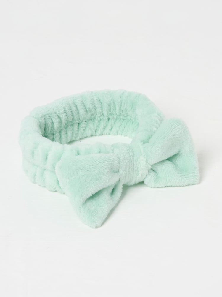 FatFace Green Microfibre Headband - Image 1 of 2