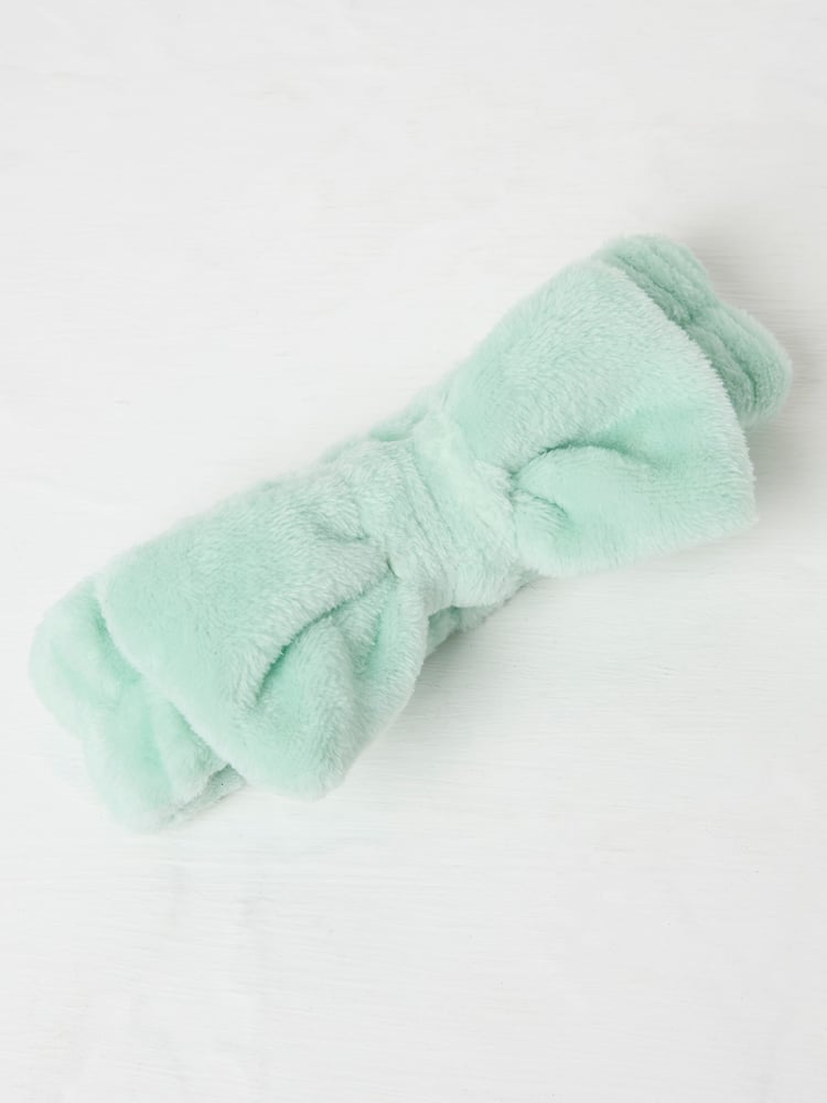 FatFace Green Microfibre Headband - Image 2 of 2 FatFace Green Microfibre Headband - Image 2 of 2